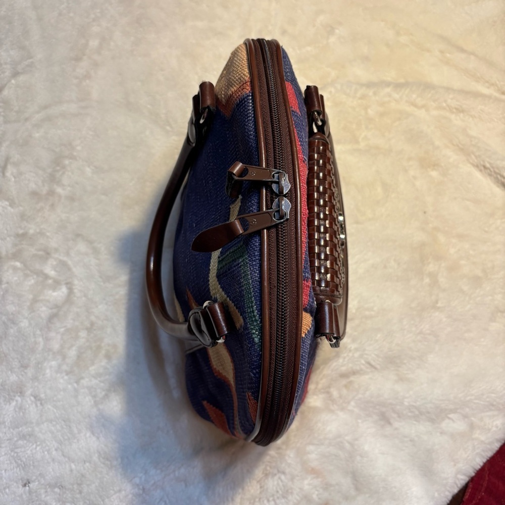 Vintage Laura Gayle Legacy
Southwestern Style Handbag Purse Satchel Shoulder Bag - Picture 10 of 16